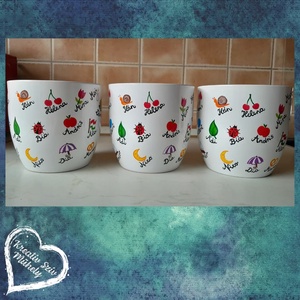 Festett kaspó/virágtartó-ballagási ajándék-ballagás óvoda/iskola/bölcsöde/évzáró/búcsúztató - otthon & életmód - dekoráció - virágdísz és tartó - cserép & kaspó - Meska.hu