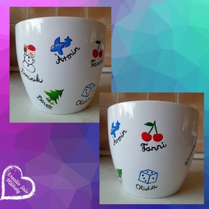 Festett kaspó/virágtartó-ballagási ajándék-ballagás óvoda/iskola/bölcsöde/évzáró/búcsúztató - otthon & életmód - dekoráció - virágdísz és tartó - cserép & kaspó - Meska.hu