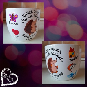 Festett kaspó/virágtartó-ballagási ajándék-ballagás óvoda/iskola/bölcsöde/évzáró/búcsúztató - otthon & életmód - dekoráció - virágdísz és tartó - cserép & kaspó - Meska.hu