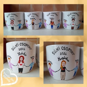 Festett kaspó/virágtartó-ballagási ajándék-ballagás óvoda/iskola/bölcsöde/évzáró/búcsúztató - otthon & életmód - dekoráció - virágdísz és tartó - cserép & kaspó - Meska.hu