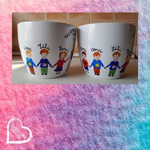 Festett kaspó/virágtartó-ballagási ajándék-ballagás óvoda/iskola/bölcsöde/évzáró/búcsúztató - otthon & életmód - dekoráció - virágdísz és tartó - cserép & kaspó - Meska.hu