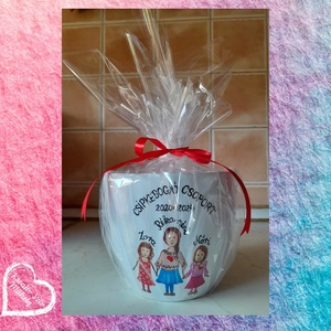 Festett kaspó/virágtartó-ballagási ajándék-ballagás óvoda/iskola/bölcsöde/évzáró/búcsúztató - otthon & életmód - dekoráció - virágdísz és tartó - cserép & kaspó - Meska.hu