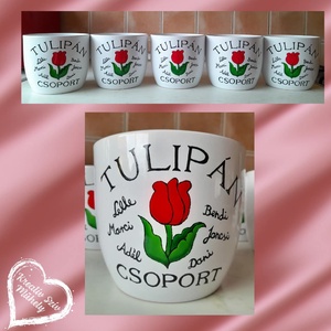 Kaspó egyéni csoportjeles feliratosajándékballagás/óvoda/iskola/bölcsőde/évzáró/búcsúztató/ - otthon & életmód - dekoráció - virágdísz és tartó - cserép & kaspó - Meska.hu