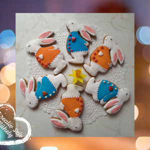 Mézeskalács -köszönőjándék nyuszik/húsvét, Esküvő, Emlék & Ajándék, Köszönőajándék, Mézeskalácssütés, MESKA