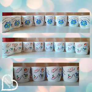 Festett kaspó/virágtartó-ballagási ajándék-ballagás óvoda/iskola/bölcsöde/évzáró/búcsúztató - otthon & életmód - virágdekoráció - virágtartó - kaspó - Meska.hu