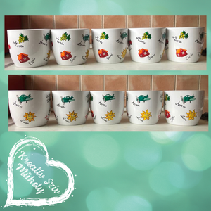 Festett kaspó/virágtartó-ballagási ajándék-ballagás óvoda/iskola/bölcsöde/évzáró/búcsúztató - otthon & életmód - virágdekoráció - virágtartó - kaspó - Meska.hu