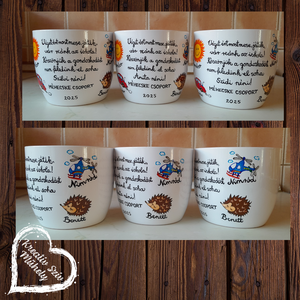 Festett kaspó/virágtartó-ballagási ajándék-ballagás óvoda/iskola/bölcsöde/évzáró/búcsúztató - Meska.hu