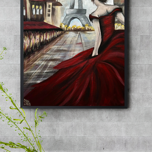 Párizsi álom  kézzel festett akril vászonkép 50 cm x 60 cm - művészet - festmény - akril - Meska.hu Párizsi álom  kézzel festett akril vászonkép 50 cm x 60 cm - művészet - festmény - akril - Meska.hu