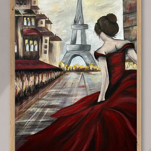 Párizsi álom  kézzel festett akril vászonkép 50 cm x 60 cm - művészet - festmény - akril - Meska.hu Párizsi álom  kézzel festett akril vászonkép 50 cm x 60 cm - művészet - festmény - akril - Meska.hu