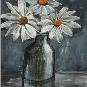 Fehér virágok - Meska.hu