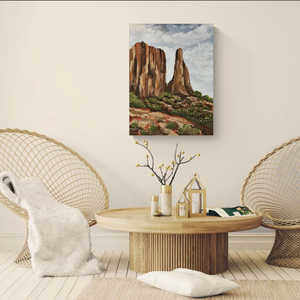 Red Desert Guardians - művészet - festmény - akril - Meska.hu