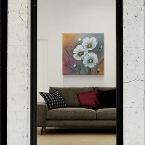 Sunset Blossoms - művészet - festmény - akril - Meska.hu