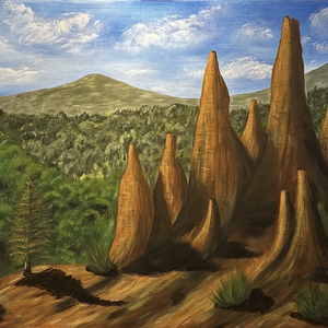 Silent Guardians, Művészet, Festmény, Akril, Festészet, MESKA