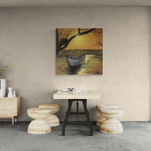 Csendes rév - művészet - festmény - akril - Meska.hu