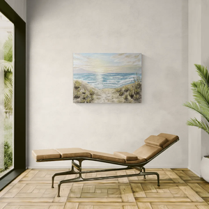 Hajnali ösvény a tengerhez - művészet - festmény - akril - Meska.hu