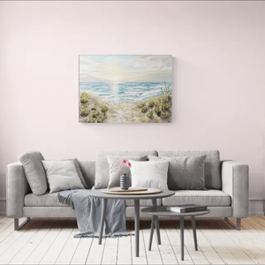 Hajnali ösvény a tengerhez - művészet - festmény - akril - Meska.hu