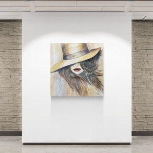 Arany titok � arannyal, gyöngyház fehérrel - művészet - festmény - akril - Meska.hu