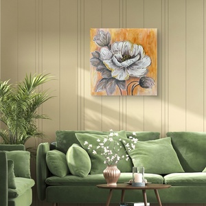 Arany érintés � 3D- textúra, arannyal, gyöngyház fehérrel - művészet - festmény - akril - Meska.hu