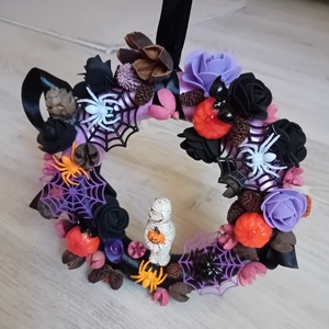 Halloweeni ajtó kopogtató - otthon & életmód - dekoráció - ajtó- és ablak dekoráció - ajtódísz & kopogtató - Meska.hu