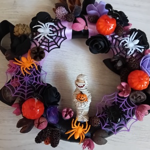 Halloweeni ajtó kopogtató - otthon & életmód - dekoráció - ajtó- és ablak dekoráció - ajtódísz & kopogtató - Meska.hu