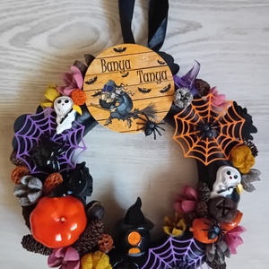 Halloweeni ajtó kopogtató - Meska.hu