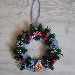 Karácsonyi ajtó kopogtató - Meska.hu