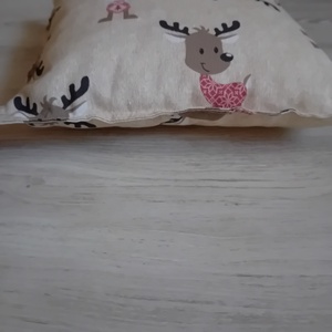 Szarvas mintájú kispárna - baba - mama - baba ágynemű - baba párna és huzat - Meska.hu