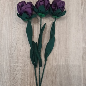 Lila textil rózsák, Otthon & Életmód, Dekoráció, Dísztárgy, , MESKA