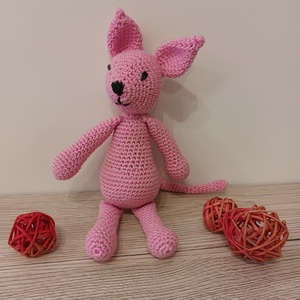 Amigurumi cica Rózsika - játék & sport - plüssállat & játékfigura - cica - Meska.hu