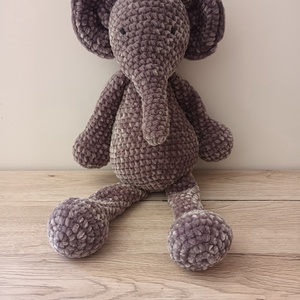 Amigurumi plüss elefánt - Meska.hu