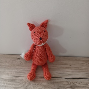 Rozsda amigurumi róka - Meska.hu