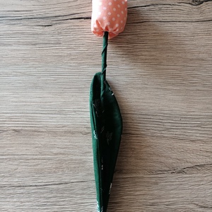 Barack pettyes textil tulipán - otthon & életmód - dekoráció - dísztárgy - Meska.hu