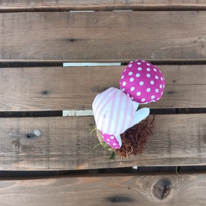 Őszi dekoráció 8 cm-s fa korongon  - otthon & életmód - dekoráció - asztal és polc dekoráció - asztaldísz - Meska.hu