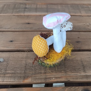 Őszi dekoráció 8 cm-s fa korongon  - otthon & életmód - dekoráció - asztal és polc dekoráció - asztaldísz - Meska.hu