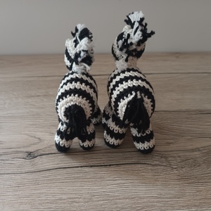 Amigurumi Zebra pár - játék & sport - plüssállat & játékfigura - más figura - Meska.hu