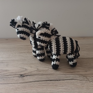 Amigurumi Zebra pár - játék & sport - plüssállat & játékfigura - más figura - Meska.hu