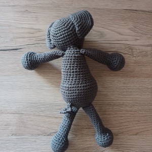 Amigurumi Elefánt Elemér - játék & sport - plüssállat & játékfigura - elefánt - Meska.hu