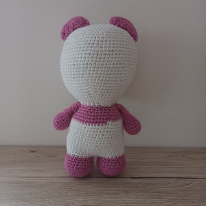 Amigurumi Panda Róza - játék & sport - plüssállat & játékfigura - más figura - Meska.hu