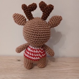 Amigurumi rénszarvas - játék & sport - plüssállat & játékfigura - más figura - Meska.hu