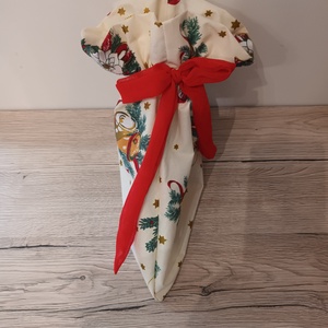 Karácsonyi ajándékzsák, Mikulászsák - karácsony - mikulás - mikulás zsák - Meska.hu