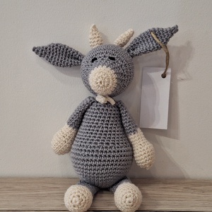 Kecske Kázmér, amigurumi kecske, Játék & Sport, Plüssállat & Játékfigura, Más figura, , MESKA
