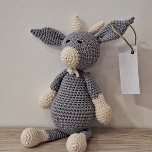 Kecske Kázmér, amigurumi kecske - játék & sport - plüssállat & játékfigura - más figura - Meska.hu
