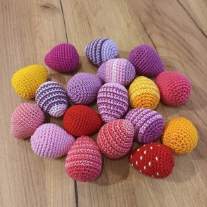 Horgolt húsvéti tojások - otthon & életmód - dekoráció - dísztárgy - Meska.hu