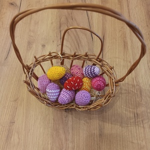 Horgolt húsvéti tojások - otthon & életmód - dekoráció - dísztárgy - Meska.hu