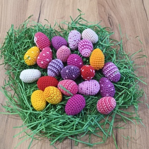 Horgolt húsvéti tojások, Otthon & Életmód, Dekoráció, Dísztárgy, Horgolás, MESKA