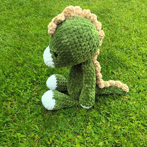 Dini, amigurumi plüss dínó - játék & sport - plüssállat & játékfigura - plüss dínók - Meska.hu