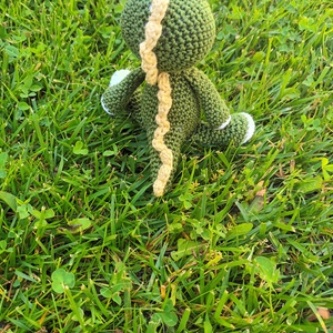 Zöldike, az amigurumi díno - játék & sport - plüssállat & játékfigura - plüss dínók - Meska.hu