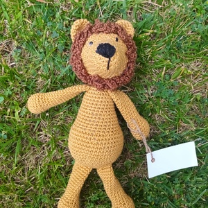 Leo, amigurumi oroszlán, Játék & Sport, Plüssállat & Játékfigura, Más figura, Horgolás, MESKA