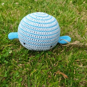 Blue, amigurumi bálna - játék & sport - plüssállat & játékfigura - más figura - Meska.hu