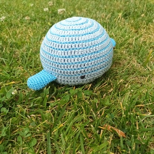 Blue, amigurumi bálna - játék & sport - plüssállat & játékfigura - más figura - Meska.hu
